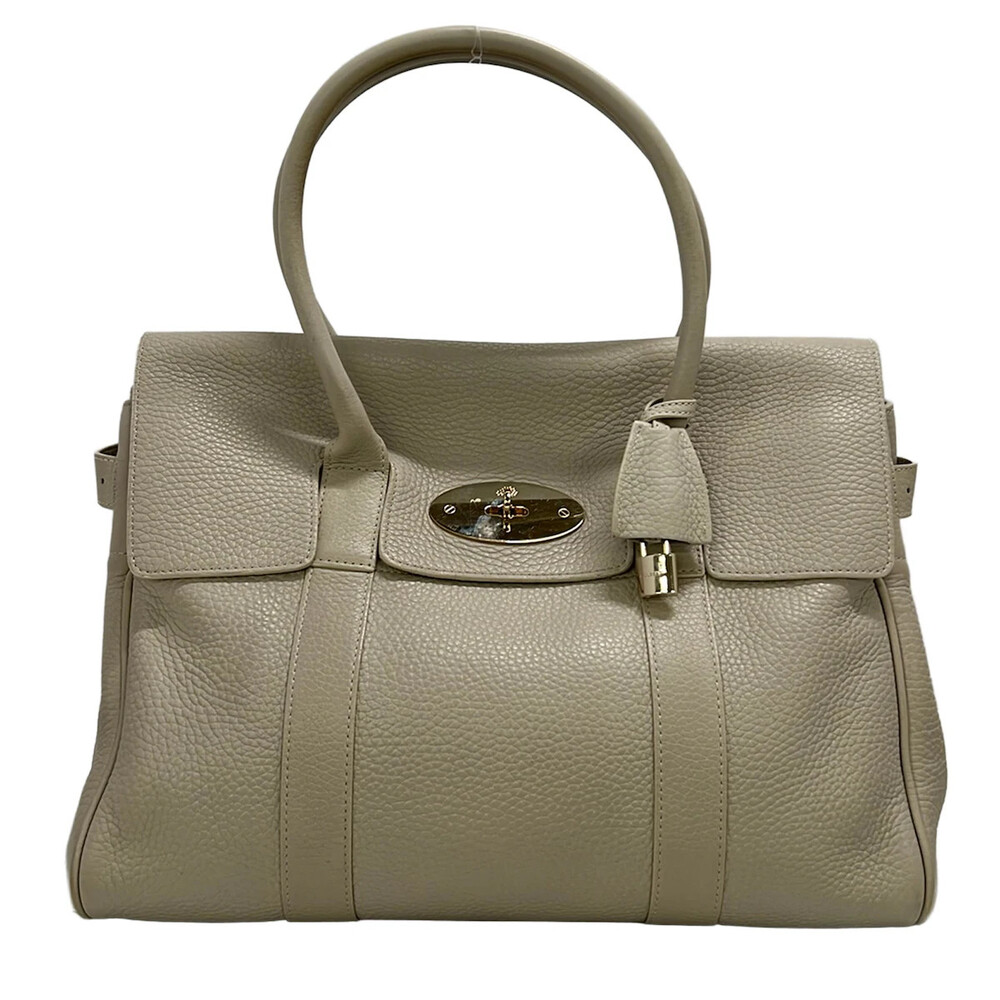 Mulberry Bayswater Light Gray Leather #371944M54B